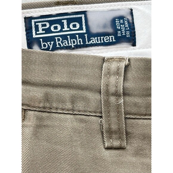 Polo Ralph Lauren Classic Fit Men's Khaki Tan Chino Pants Straight Leg 42x32 - Picture 3 of 8